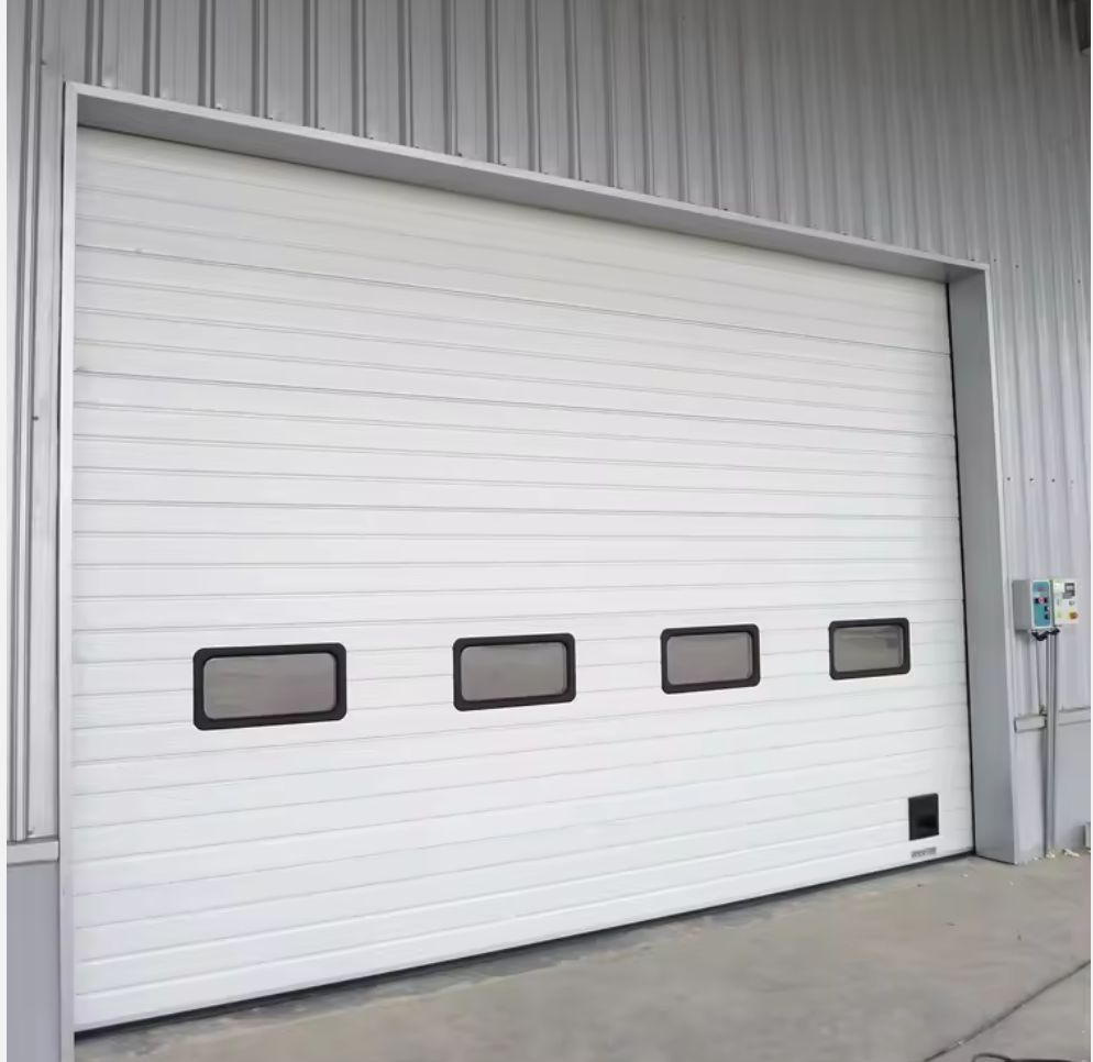 Sectional Overhead Doors Steel Sliding Door Overhead Sectional Garage Door Logistic System Garage Doors