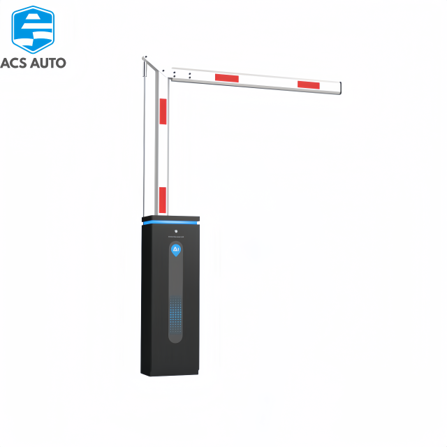 ACS AUTO RFID Integrated Boom Gate System Barrier - 5000+ Daily Cycles &amp; Cloud Management for Smart Warehouses