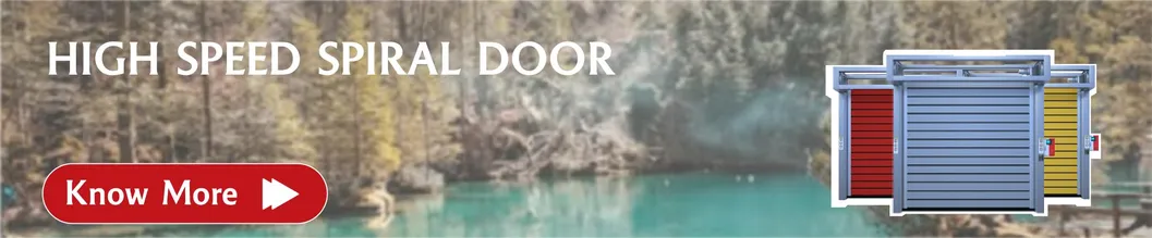 Wind-Resistant High Speed Door with Smart Automation for Large Warehouse and Factory Entrances