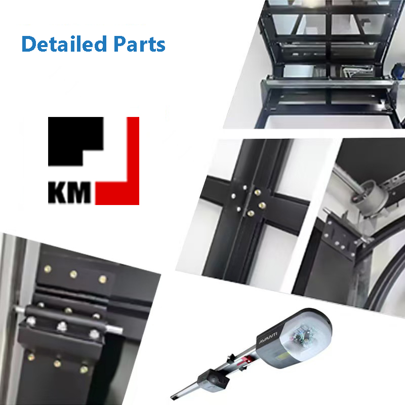 Custom Size Residential Overhead Sectional Garage Door Prices Sandwich Panel Automatic Door