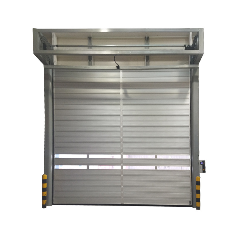 Aluminum Frame Intelligent Custom Color High Speed Door With Clear Window Industrial Roll up Doors for Workshop
