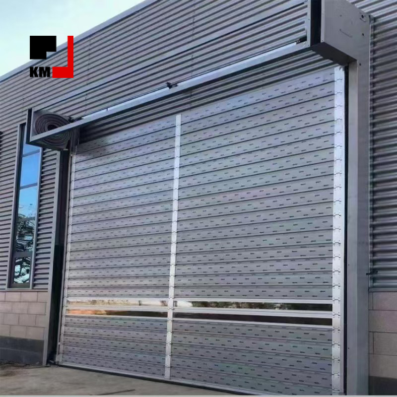 Automatic Insulated High Speed Roll up Spiral Door Thermal Barrier Rapid Action Hard Fast Doors for Industrial Warehouse Access