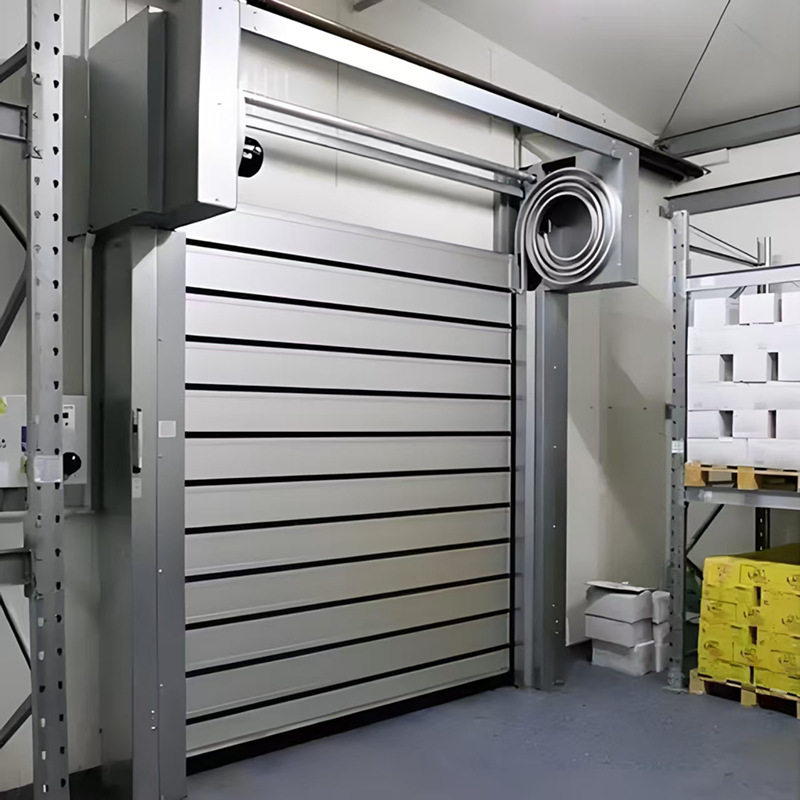 High Quality Industrial Spiral Hard High Speed Door Intelligent Exterior Spiral Fast Door Aluminum Quick Rolling Shutter Door