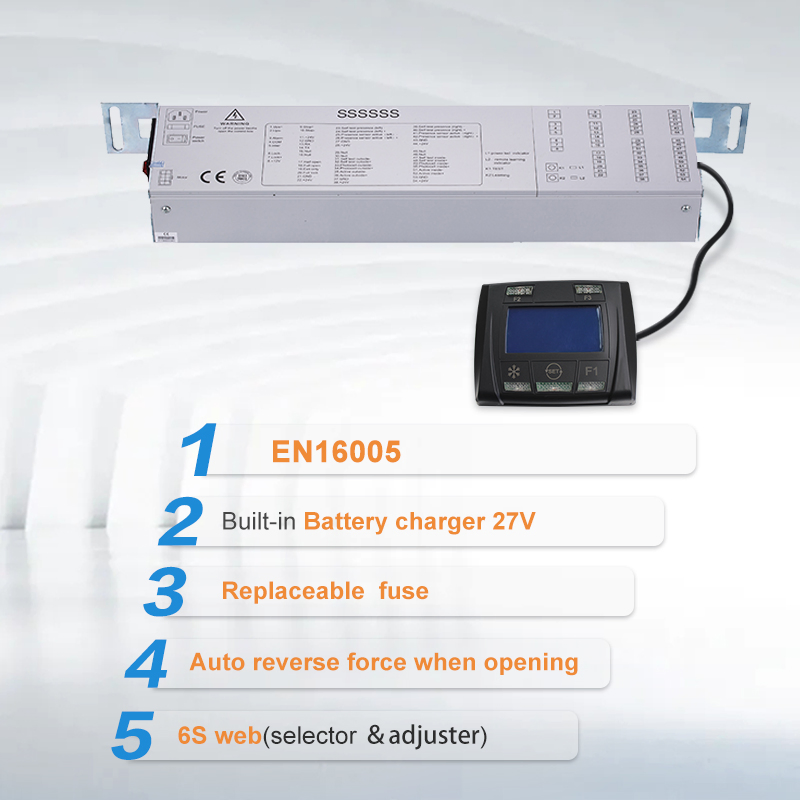 Turtech 6s 200kg Automatic Sliding Door Operator En16005 Certified Brushless Motor Door Automation System