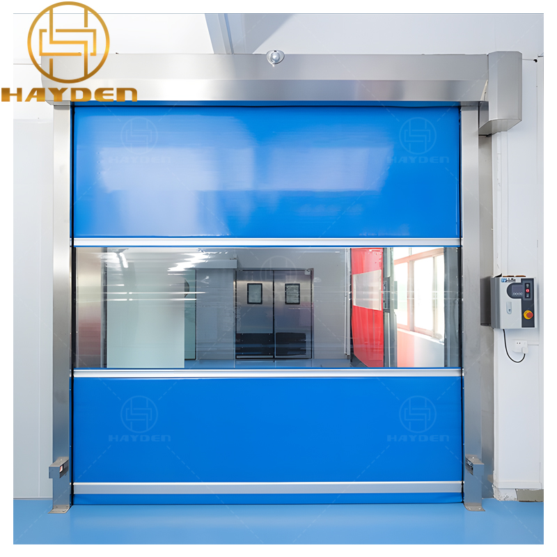 Warehouse High Quality Roller Rapid Rolling Shutter Fast Curtain Fabric Roll up Pvc High Speed Door
