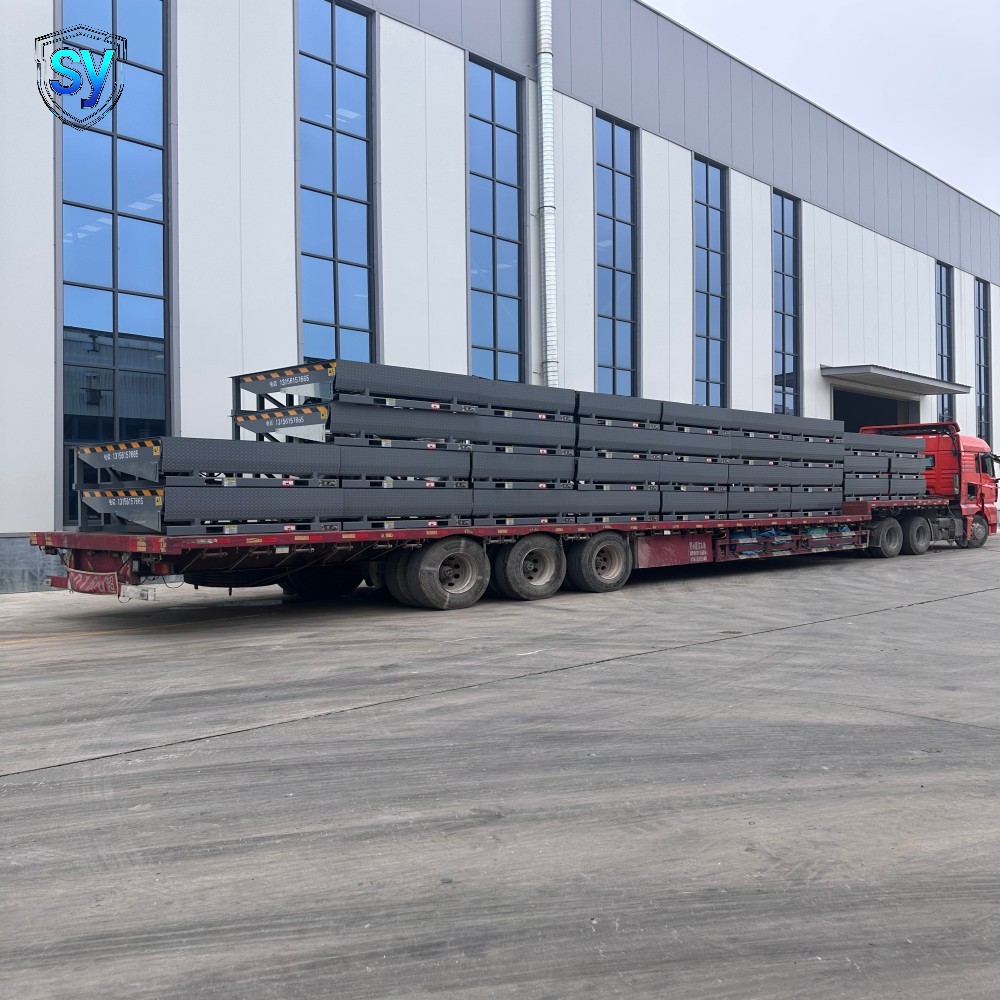 Heavy Duty Fixed Dock Leveler Hydraulic Loading Ramp Platform Equipment