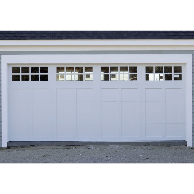 Custom Aluminum Automatic Sectional Electric Garage Doors Hurricane Impact Glass Garage Door