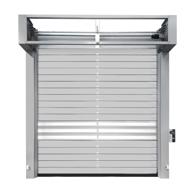 High-Speed Turbine Spiral Fast Door Insulated Electric Aluminum Alloy Panel Roller Rolling Shutter Door
