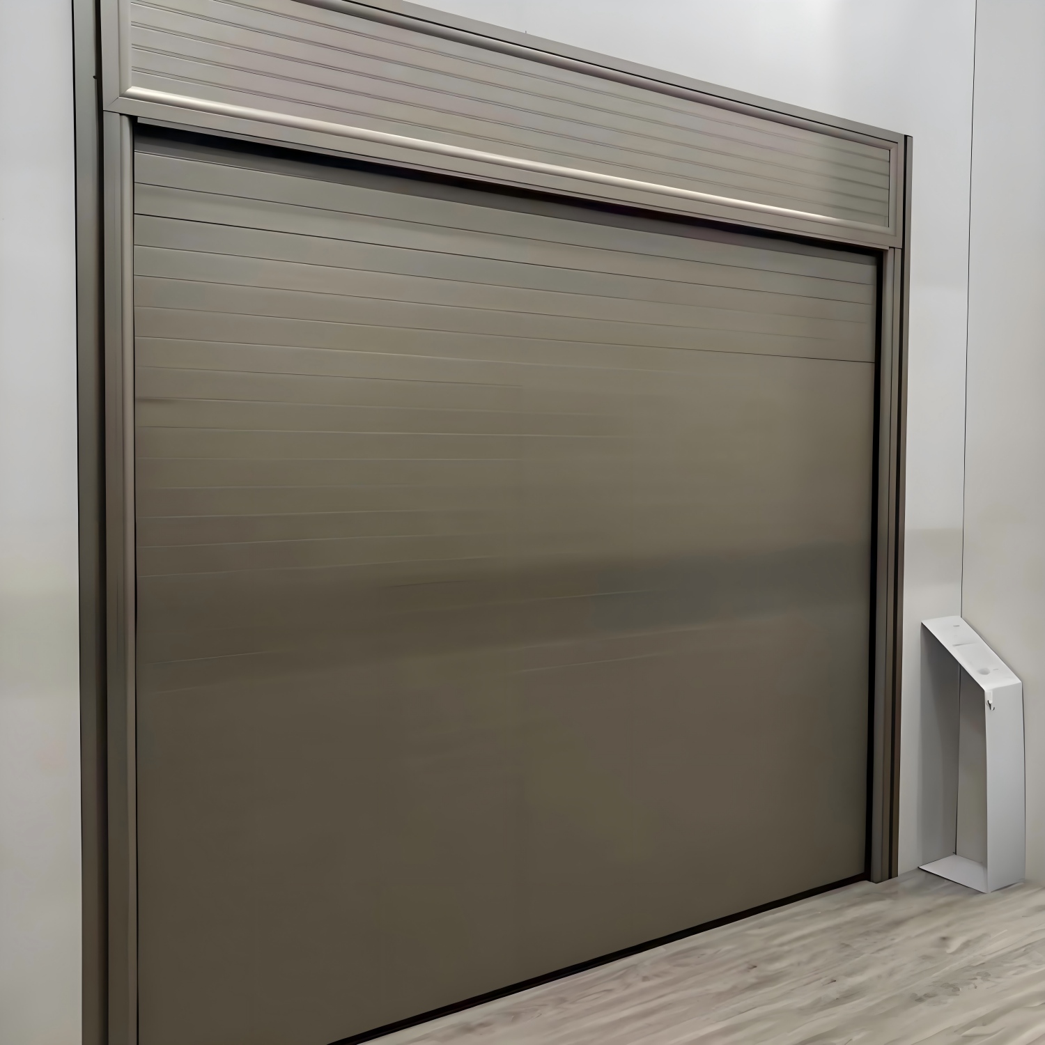 Aluminum Alloy Waterproof Features Finished Surface Modern Design Automatic Roll-Up Garage Doors