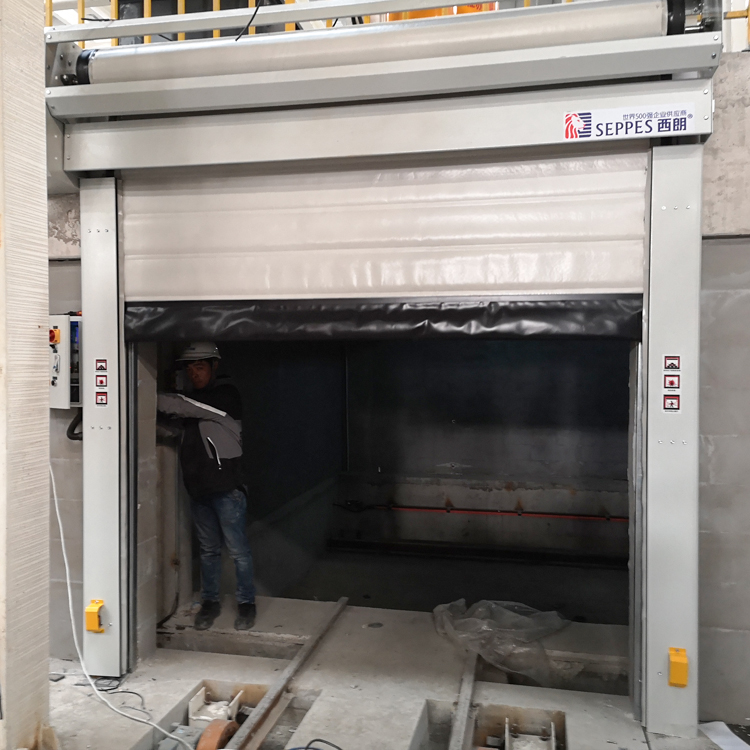 Food Factory Use CE Certificated High Speed Cold Storage Roll up Door Insulation Pvc Rapid Door High Speed Cold Room Fast Door
