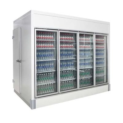 Shhag Display Chiller Wine Cabinet Beverage Refrigerator Cold Storage Glass Doors
