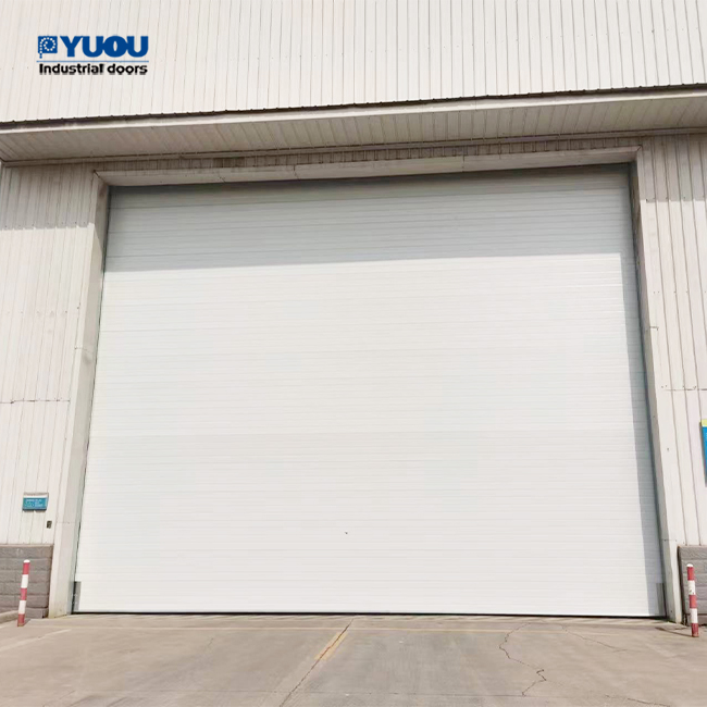 Customized Factory Logistics Waterproof Steel Warehouse Industrial Overhead Sectional Automatic Industry Lifting Door