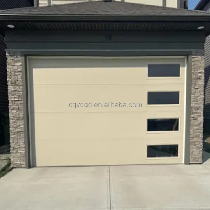 Factory Produce Garage Door Automatic Sectional Accordion Garage Doors With Pedestrian Door