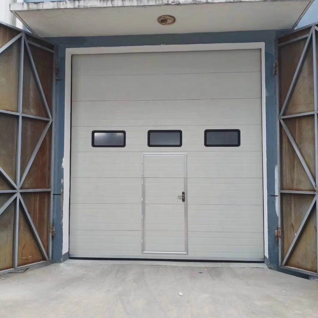 Motorized Warehouse Overhead Door &amp; Insulated Sectional Garage Door for Sale