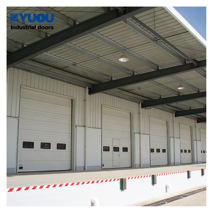 China Suppliers Commercial Sectional Industrial Automatic Galvanized Steel Overhead Sectional Door