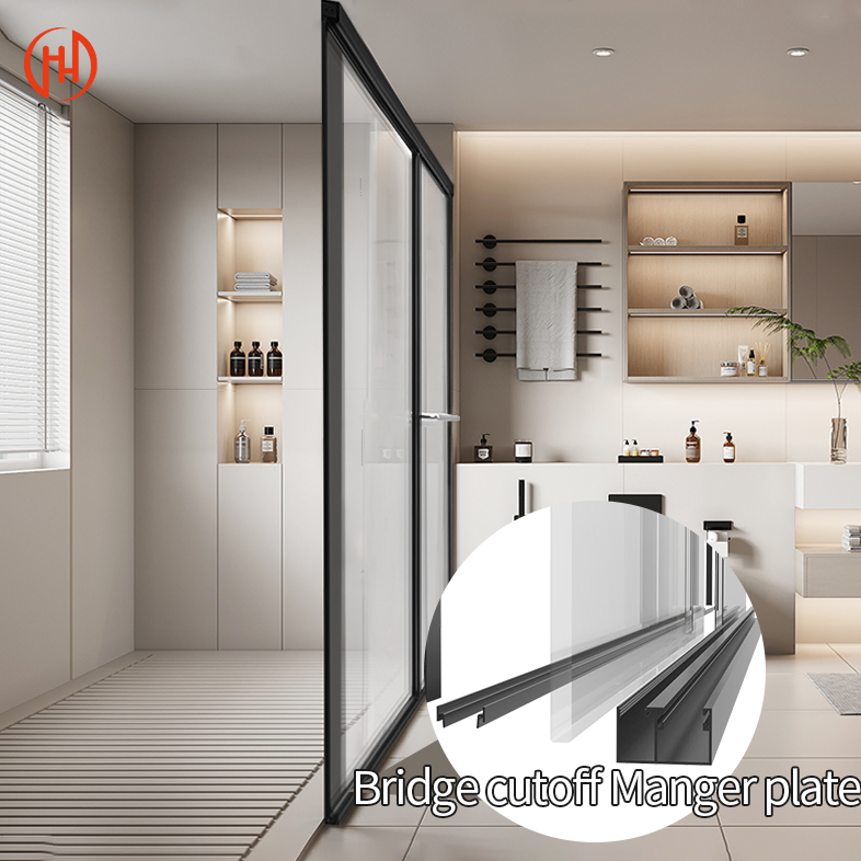 Innovative Single-Track Shower Door for Smart Bathroom Automation with Easy Installation and Maintenance