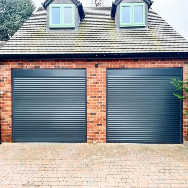 High Quality Modern Waterproof Insulated Roll up Aluminum Roller Shutter Garage Doors with 2-Year Warranty Automatic