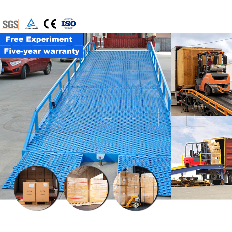 LANE Portable Movable Loading Dock Ramp for Container Loading Automation Equipment with PLC Gear &amp; Bearing