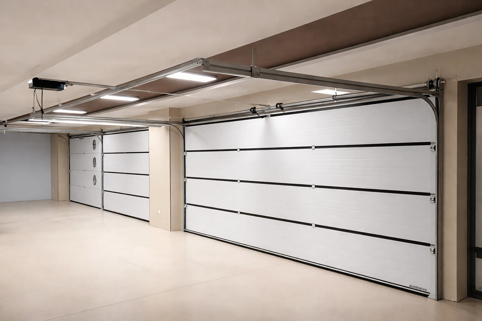 Industrial Sectional Garage Door Factory Direct Sale Custom Size Insulated Overhead Door T500