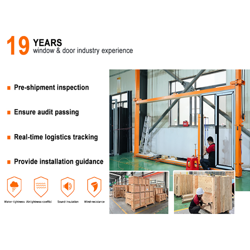 Wanjia Customized Stainless Steel Pivot Security Front Aluminum Main Entrance Metal Doors
