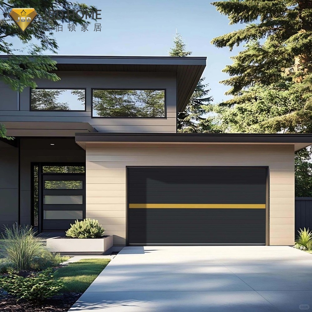 Factory Price Aluminum Sectional Garage Door Automatic Electric Motorized Rolling up Overhead Residential Entry System