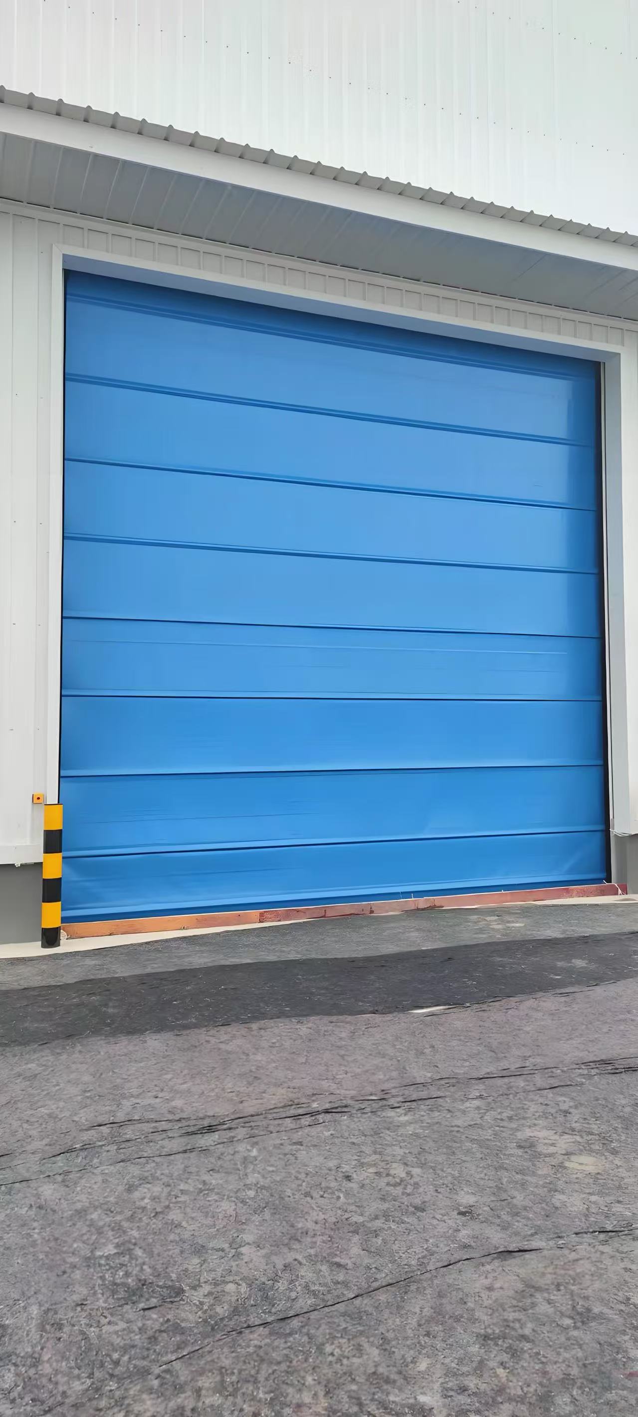 Flexible Steel Structure Huge Flexible PVC Curtain Aircraft Folding up Automatic Electric Hangar Door