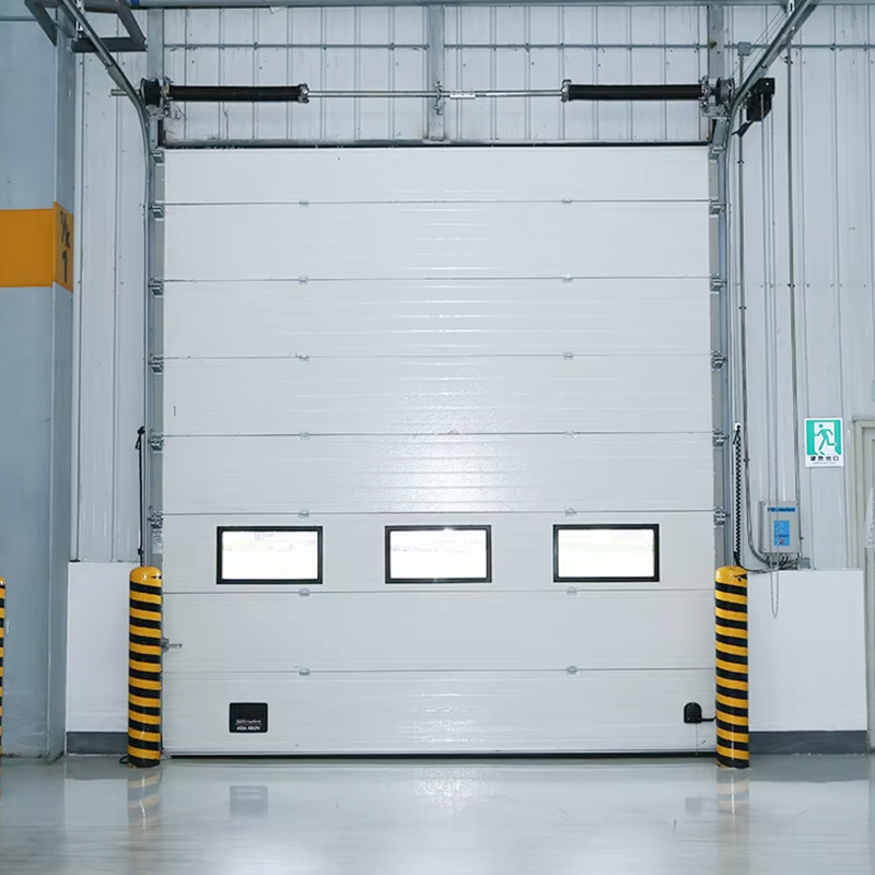 Customerized Modern Finished Steel Automated Lift-Up Door with Safety Sensors for Busy Loading Docks and Logistics Centers