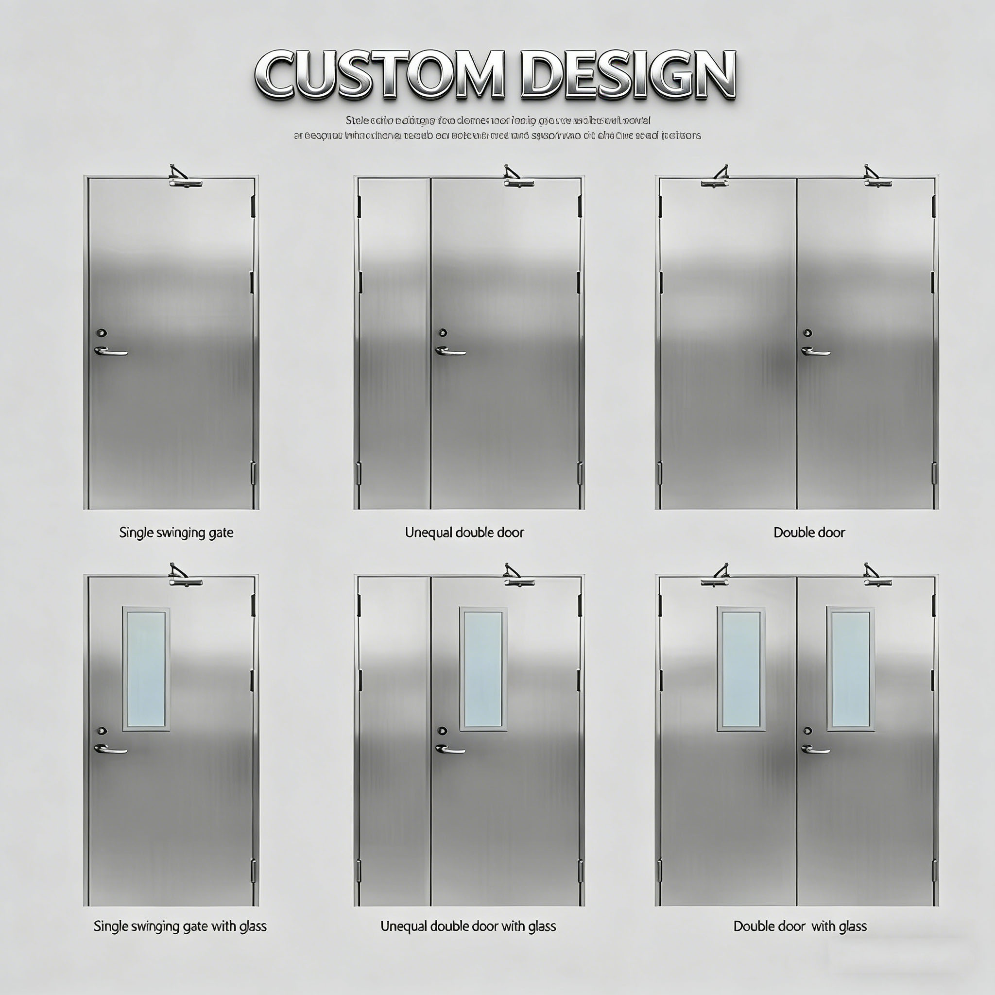 Factory Price Heavy Duty Fire Rated Door Steel for Fire Escape Exit 60/90/180min Fire Rated Time