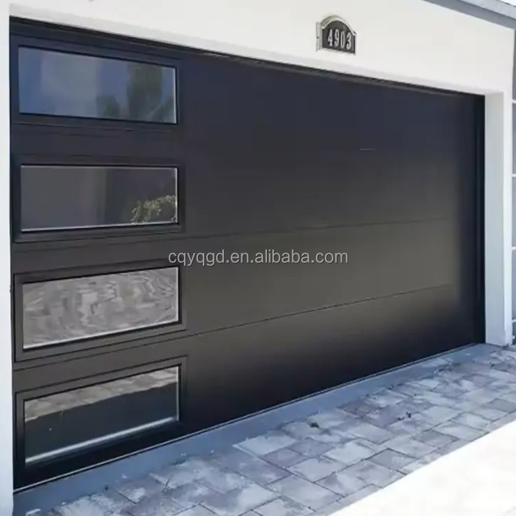Factory Produce Garage Door Automatic Sectional Accordion Garage Doors With Pedestrian Door