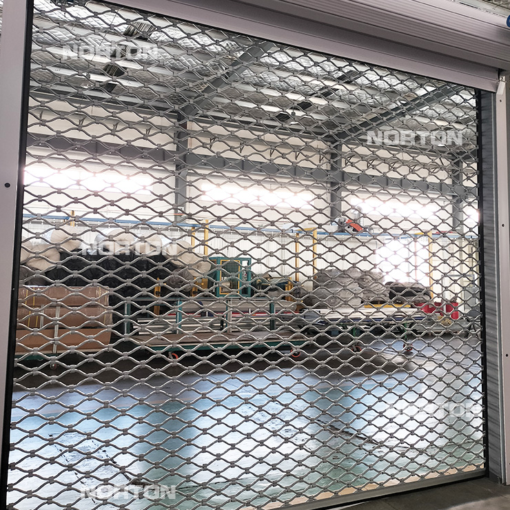 Wholesale Security Roller Shutter Door,mesh Roll up Gate,transparent Door
