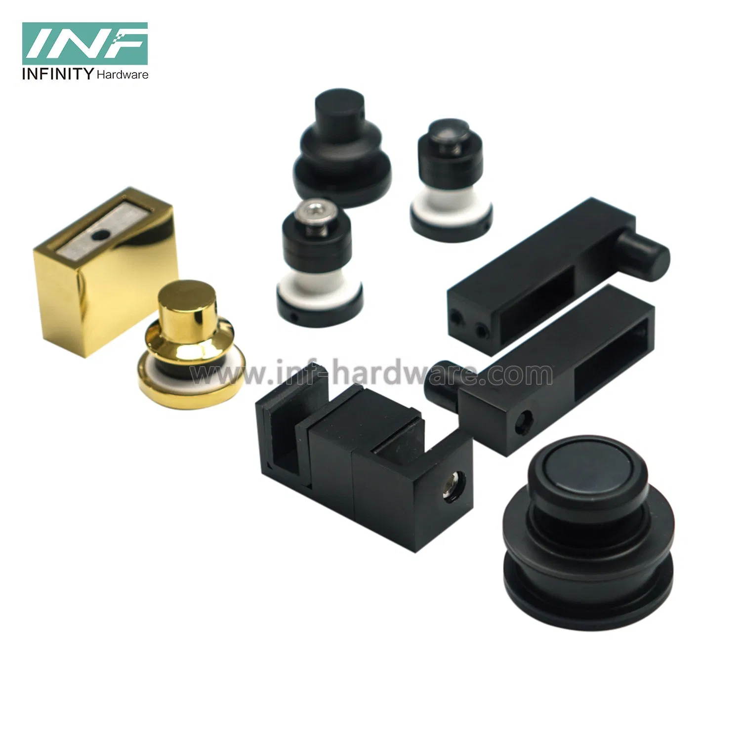 Stainless Steel Glass Fitting Heavy Duty Sliding Glass Door System Bathroom Accessories