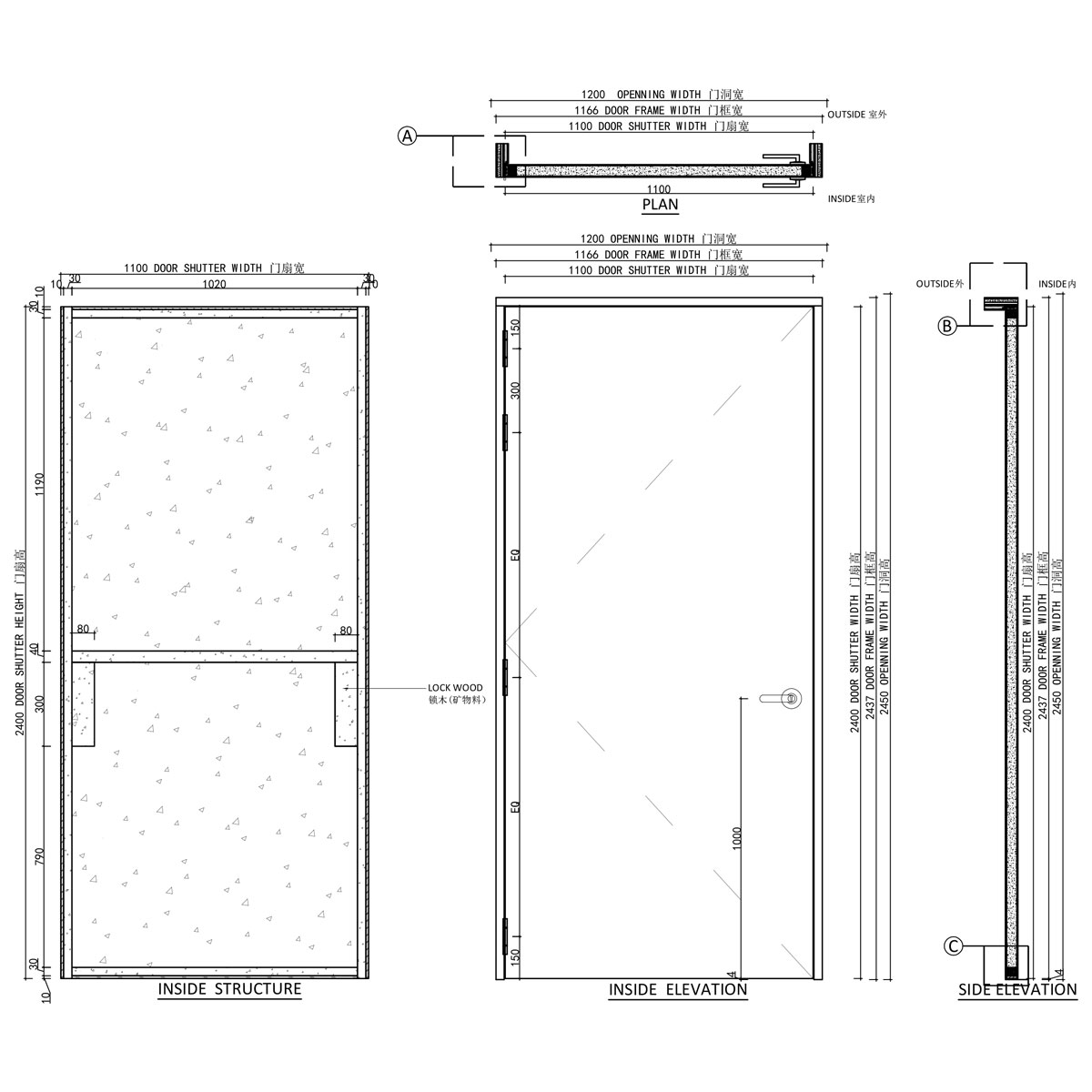 FHM-1028 Modern Steel Fire Door with Fireproof Performance for Hospital School Mall Hotel Apartment &amp; Exterior Use