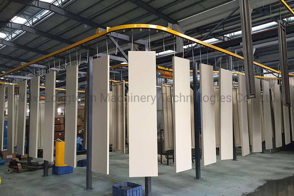 Environmental Protection and Robot 360 Degree Elevator Door/Parts Powder Coating Line, Industrial Painting System*