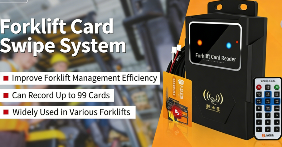 Forklift Safety System Card Swipe System OEM Manufacturer RFID Card Access Control System Warehouse Forklift Safety