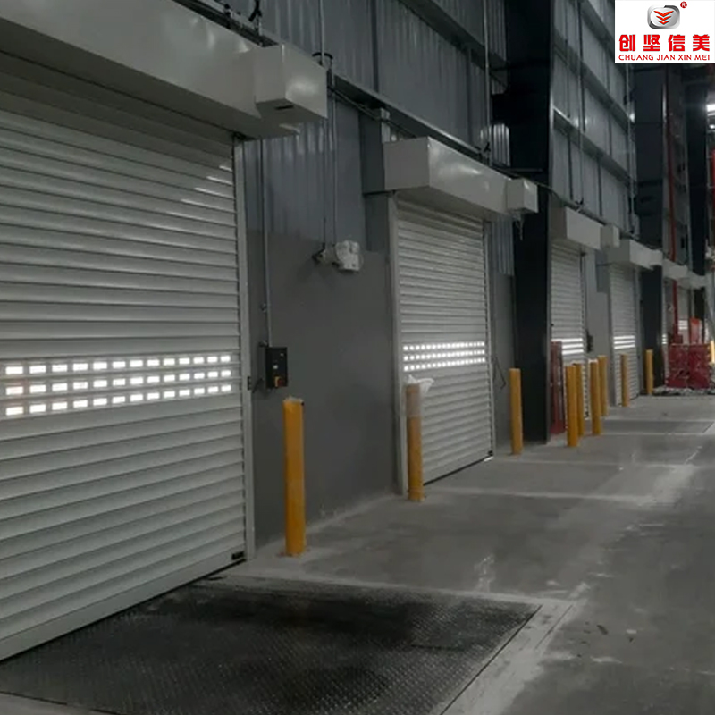Automatic Manual Insulated Stainless Steel Industrial Security Rolling Shutter Door Fire Prevention Modern for Workshop Exterior