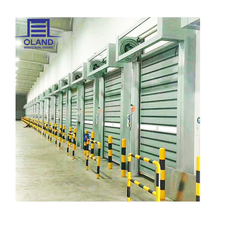 Heavy Duty Hard Aluminum Alloy Spiral High Speed Door Quick Industrial Fast Door for Factory Workshop