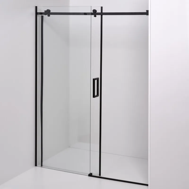 Stainless Steel Frameless Glass Sliding Door System Details