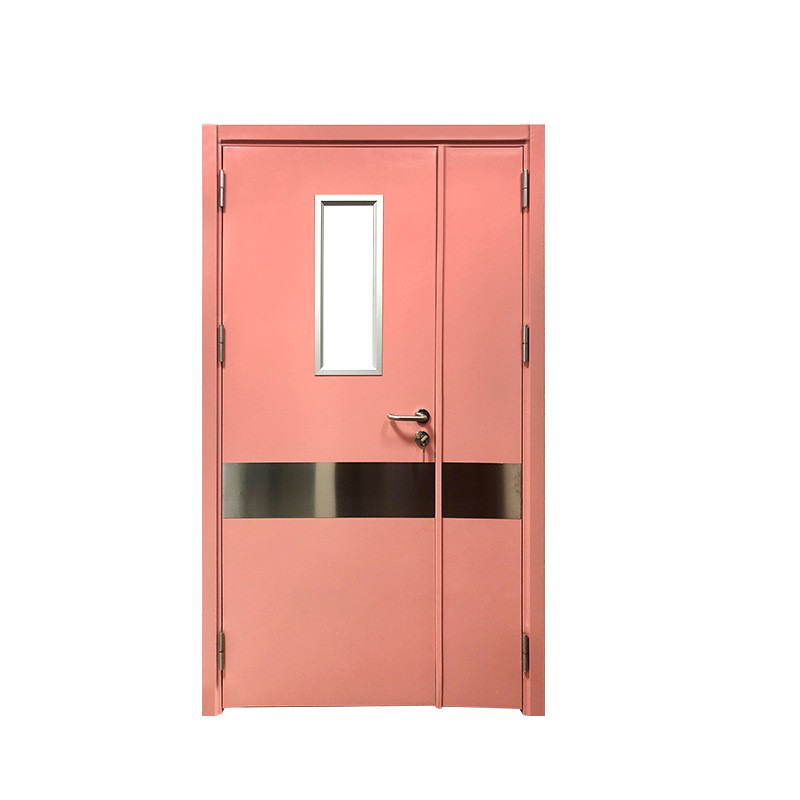 Customized Modern Design Aluminum Alloy Fire Door with 90-Min Fire Rating Sound Insulation 1-Year Warranty-for Gym
