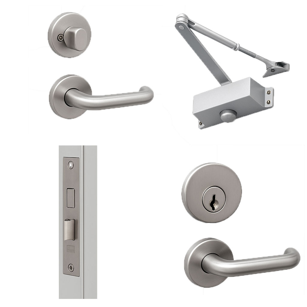 FHM-1028 Modern Steel Fire Door with Fireproof Performance for Hospital School Mall Hotel Apartment &amp; Exterior Use