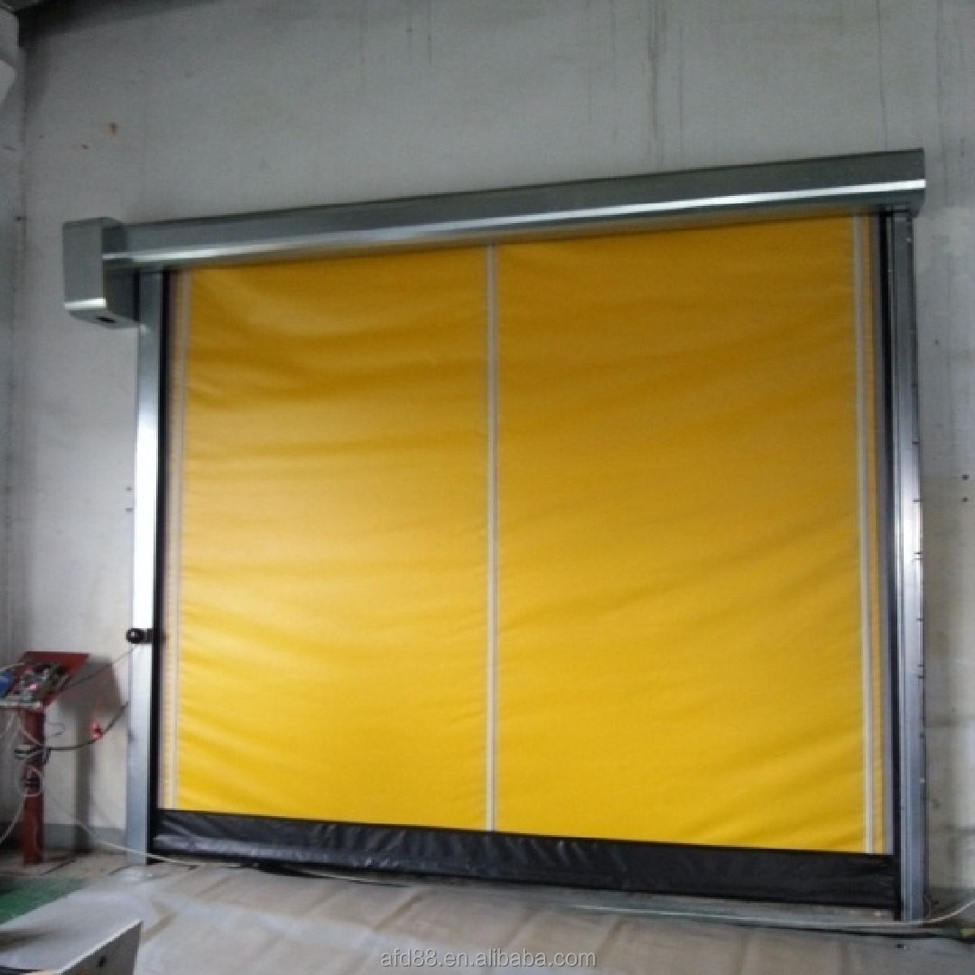 High Performance Refrigerated Doors for Food Logistics Temperature Controlled Storage and Self Repairing Industrial Use