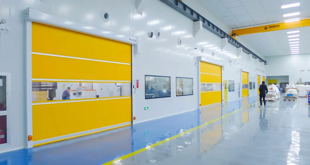 Wind-Resistant High Speed Door with Smart Automation for Large Warehouse and Factory Entrances