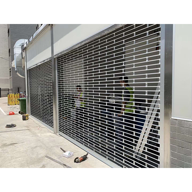 Super Wide 1.2 Thickness 304 Stainless Steel Round Tube Hollow Roller Shutter Door Aluminum Alloy Hollow Roller Shutter Door