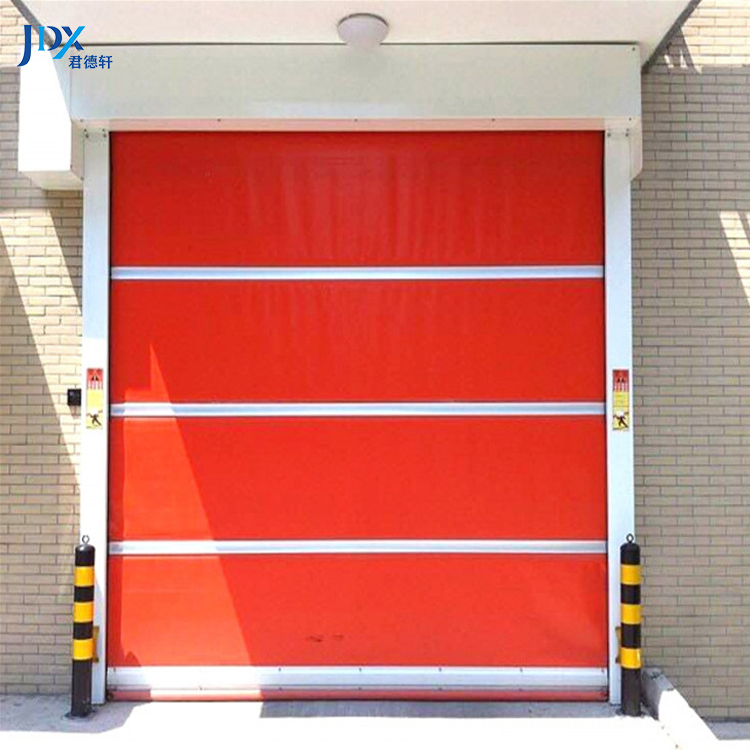 High Quality Safety Rail High Speed Rolling Factory Fast Door Pvc Roll up Clear Door High Speed Door