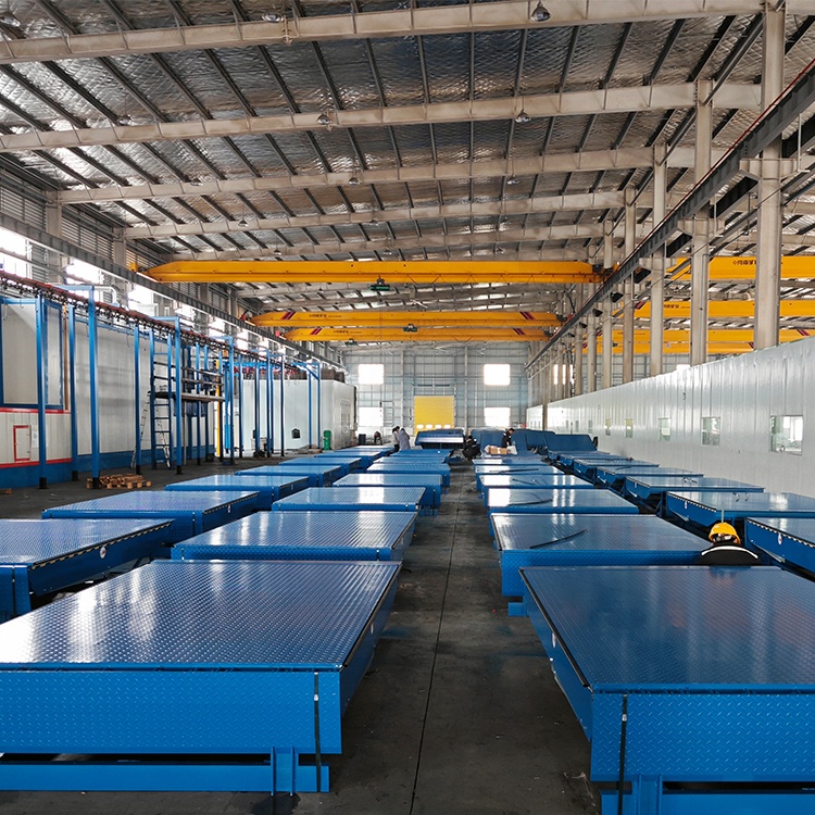 Portable Foldable Steel Loading Dock Platform with Adjustable Height for Van Truck &amp; Container Unloading