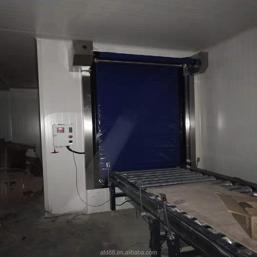 High Performance Refrigerated Doors for Food Logistics Temperature Controlled Storage and Self Repairing Industrial Use