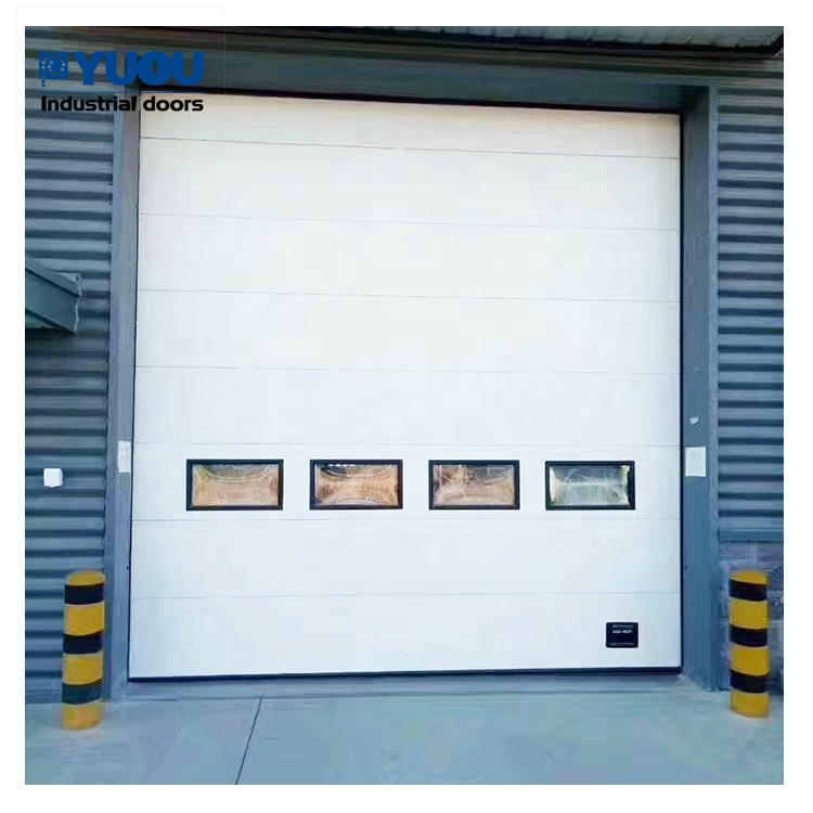 China Suppliers Commercial Sectional Industrial Automatic Galvanized Steel Overhead Sectional Door