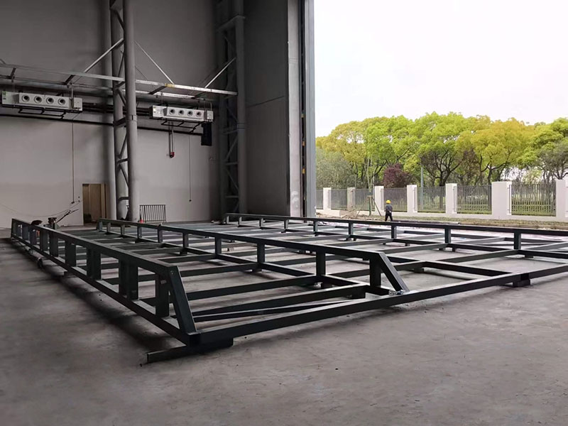 25 m Wide 9 m Height Vertical Drive System Pivot Double Folding Hangar Door