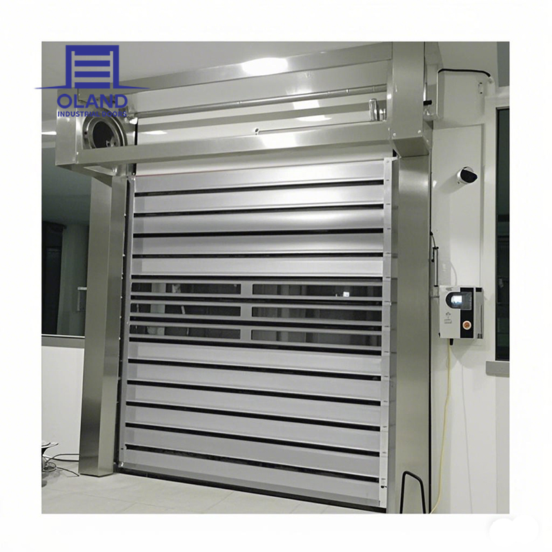 Heavy Duty Hard Aluminum Alloy Spiral High Speed Door Quick Industrial Fast Door for Factory Workshop