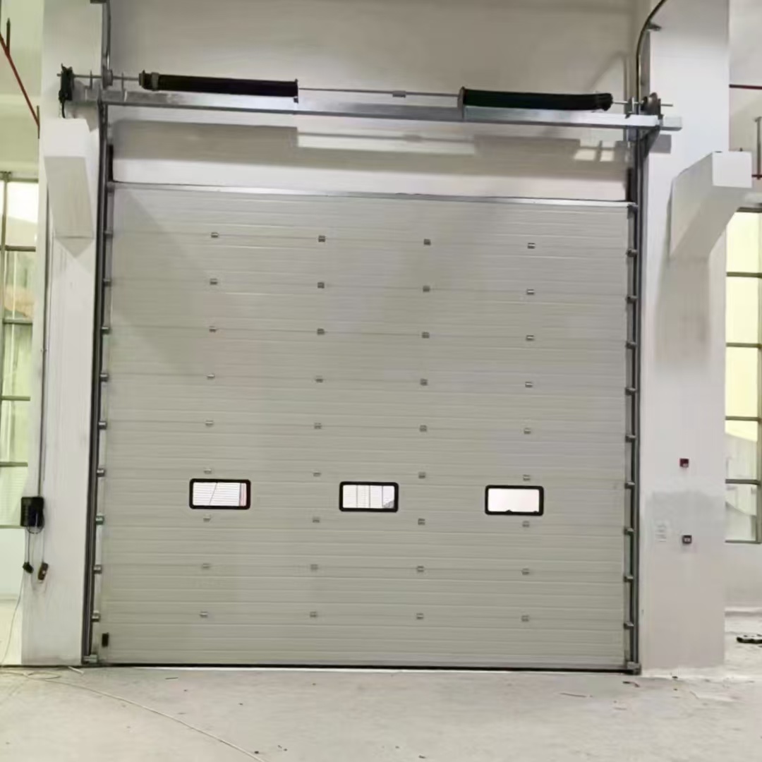 Customerized Modern Finished Steel Automated Lift-Up Door with Safety Sensors for Busy Loading Docks and Logistics Centers