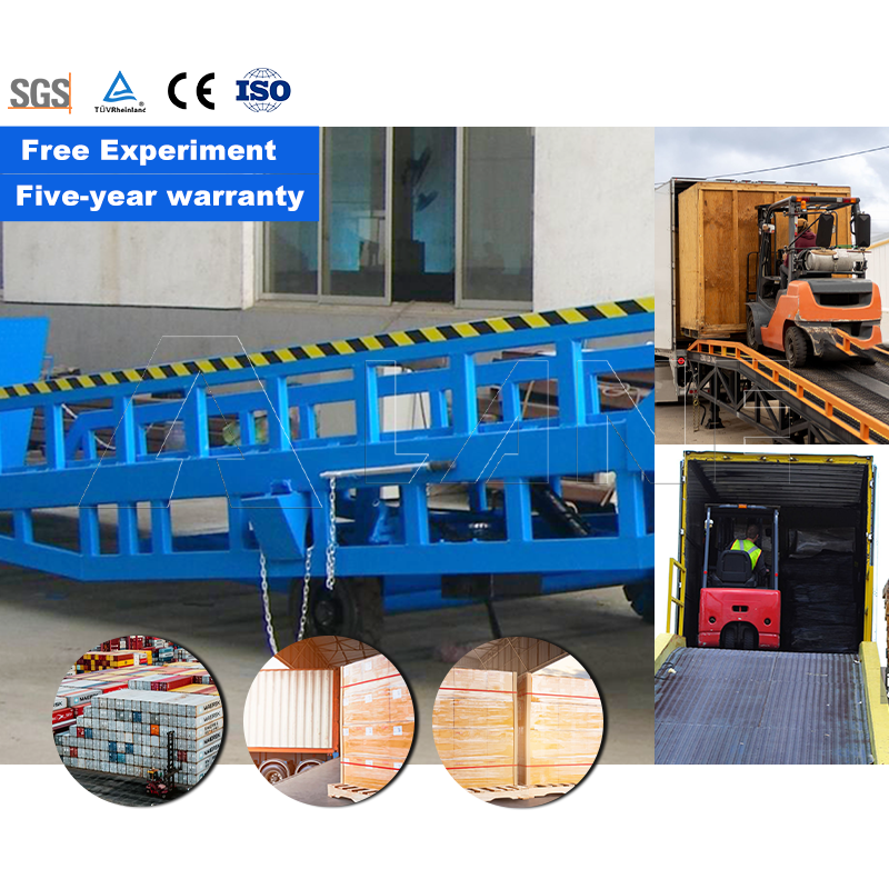 LANE Portable Movable Loading Dock Ramp for Container Loading Automation Equipment with PLC Gear &amp; Bearing
